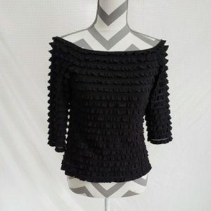 Frank Lyman ruffled top